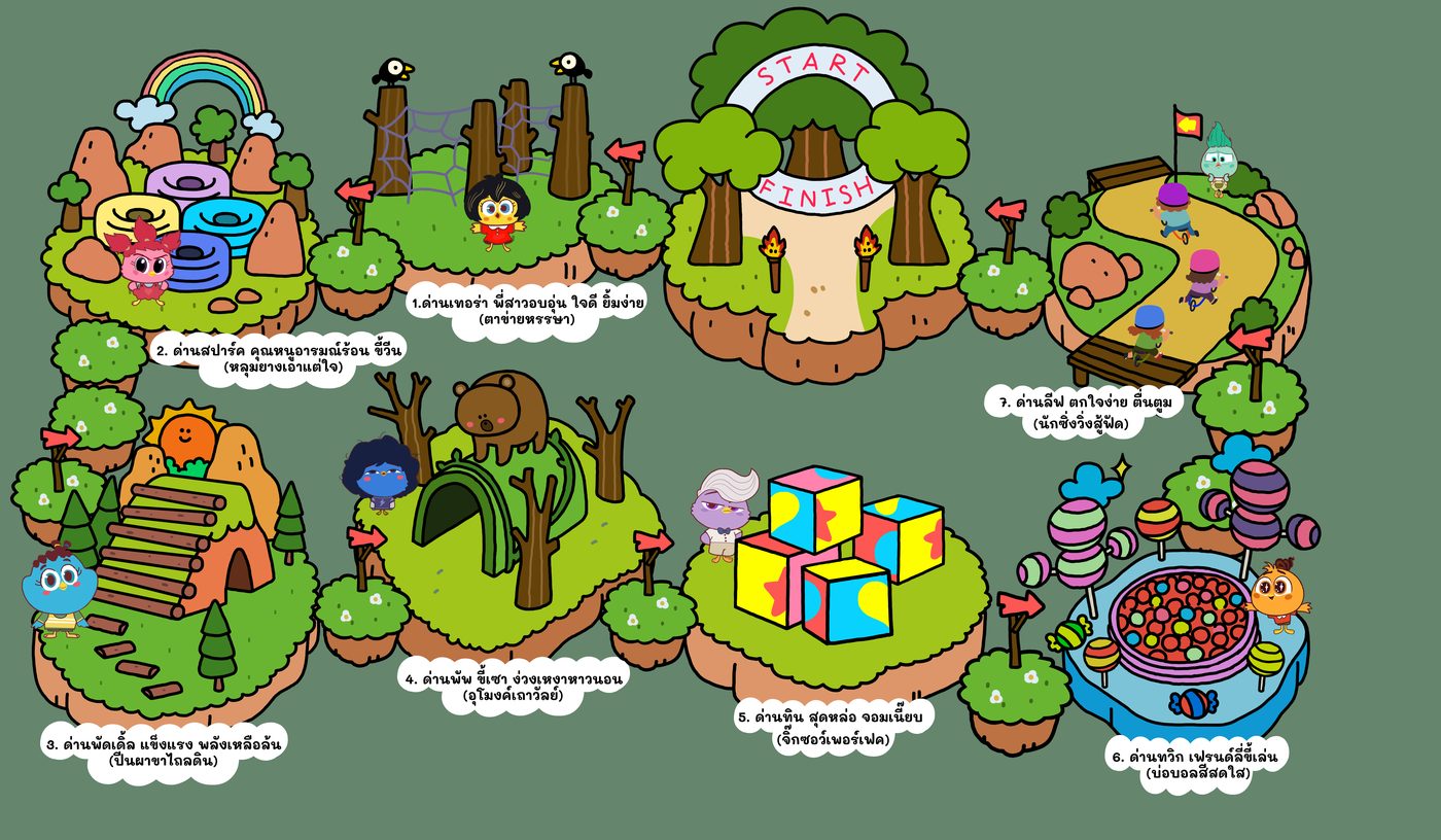 ผังสนาม Tooniverse